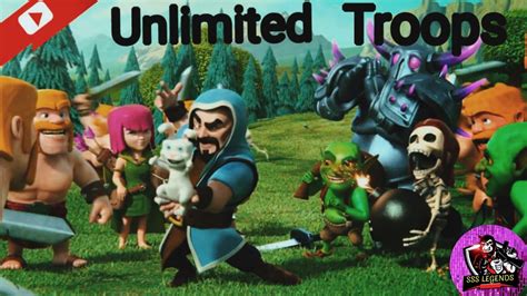 coc unlimited troops|More.